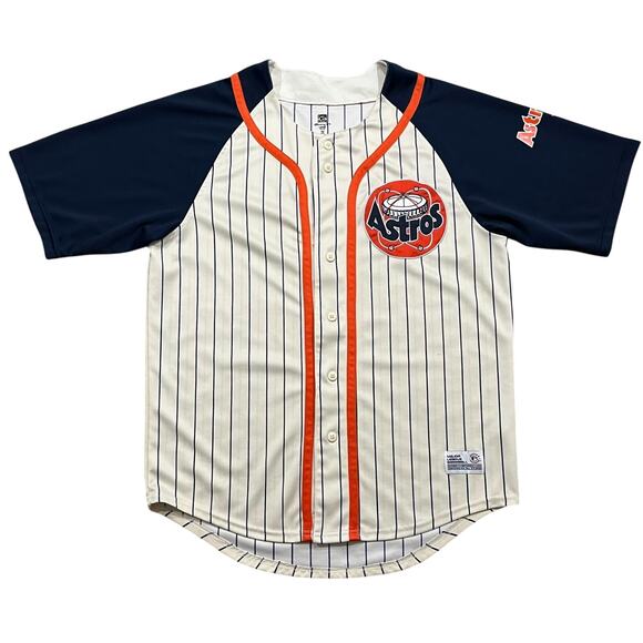 Houston Astros Cooperstown Dynasty Pinstripe Retro Jersey Size Large - Picture 1 of 7